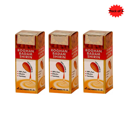 Rex Remedies Roghan Badam Shirin 10 Ml(Pack of 3)