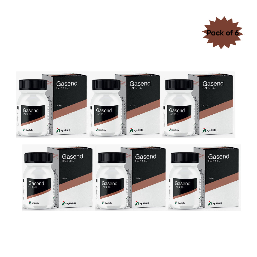 Ayukalp Gasend 30 Capsules(Pack of 6)