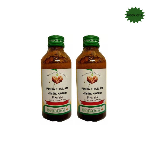 Vaidyaratnam Pinda Thailam 200 Ml(pack of 2)