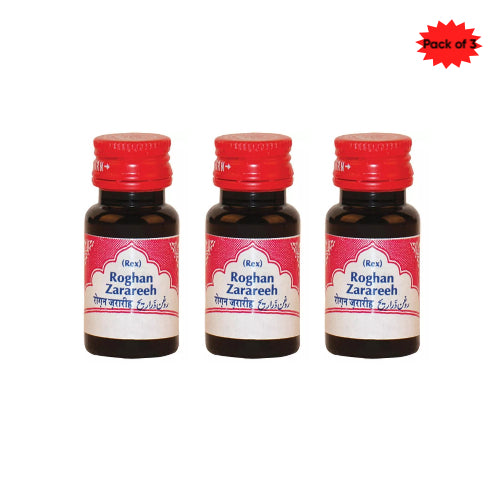Rex Remedies Roghan Zarareeh 10 Ml(Pack of 3)