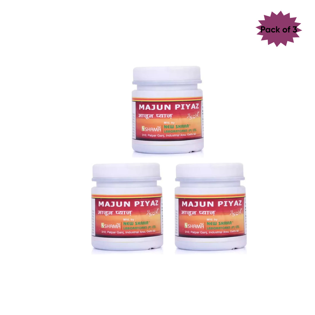 New Shama Majun Piyaz 125 Gm(Pack of 3)