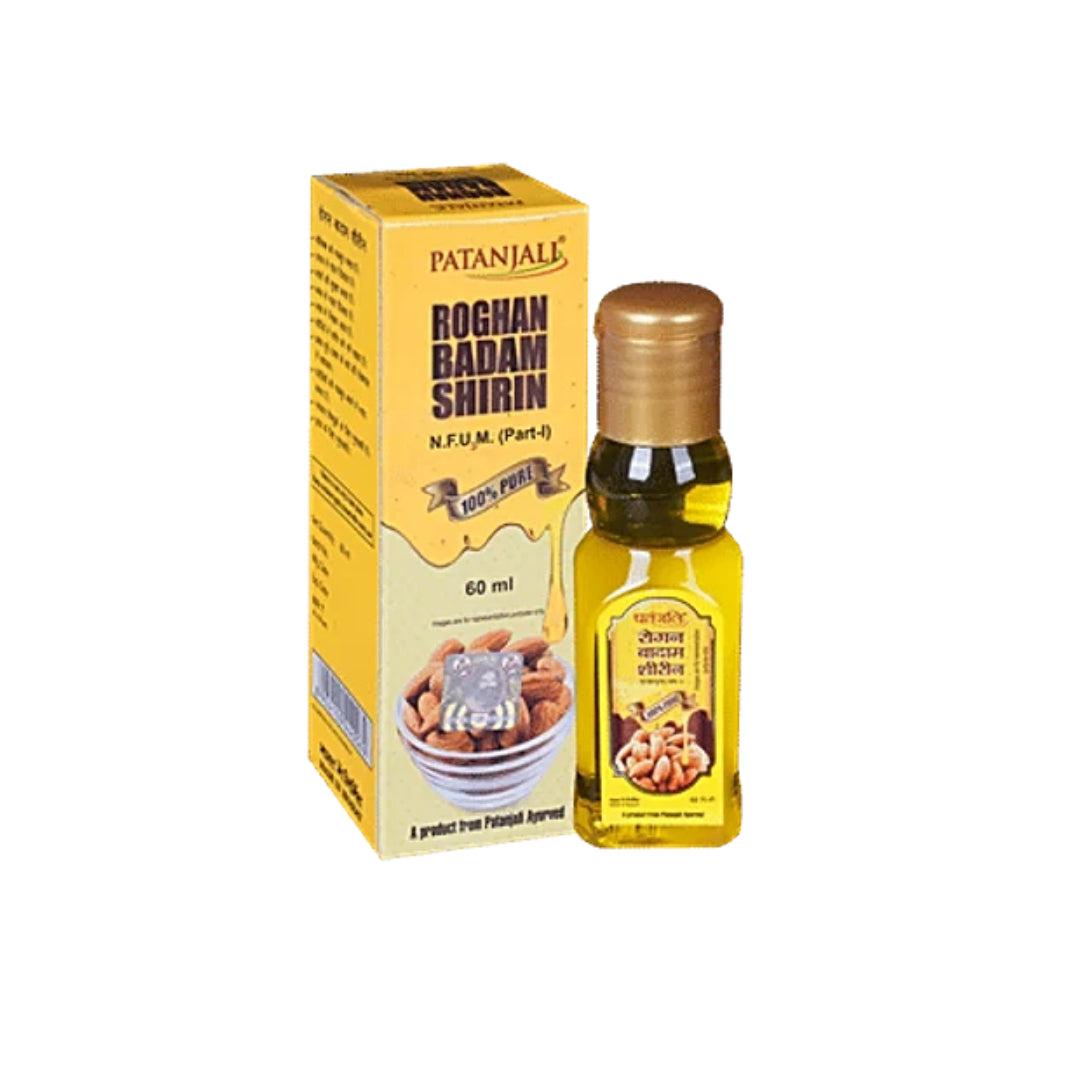 Patanjali Roghan Badam Shirin Oil 60 Ml