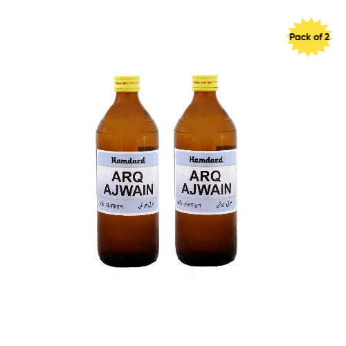 Hamdard Arq Ajwain 500 Ml(Pack of 2)