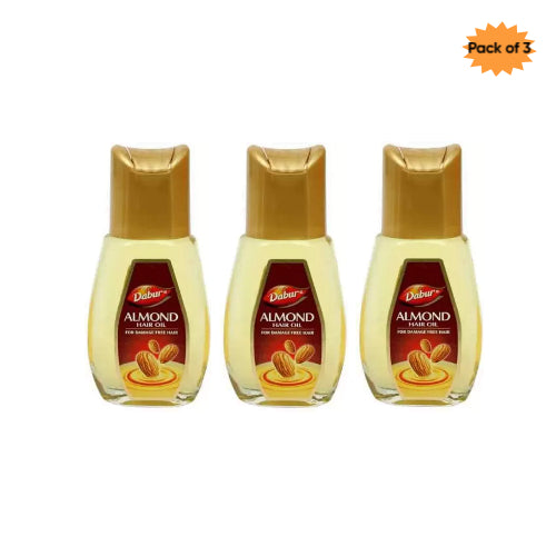 Dabur Almond Hair Oil 100 Ml(Pack of 3)