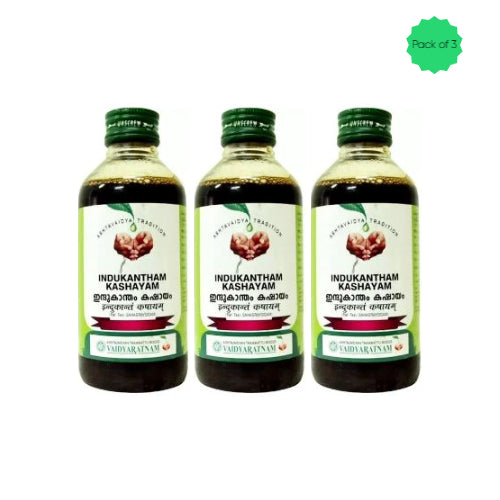 Vaidyaratnam Indukantham Kashayam 200 Ml(Pack of 3)