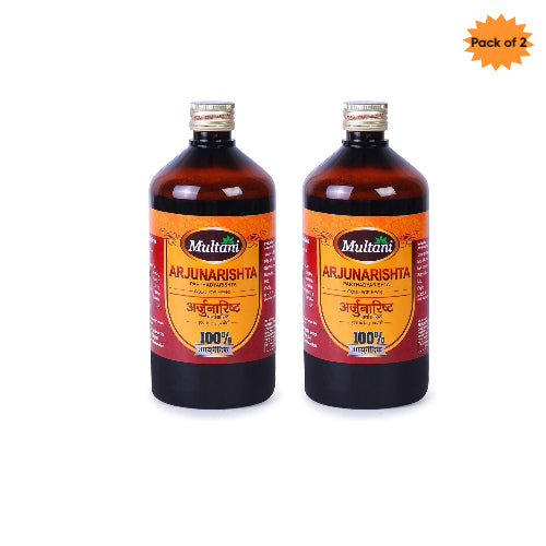 Multani Arjunarishta 450 Ml(Pack of 2)