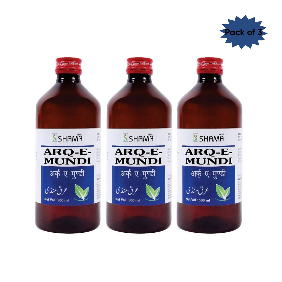 New Shama Arq-E-Mundi 500 Ml(Pack of 3)