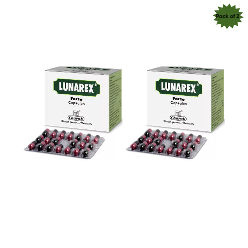 Charak Pharma Lunarex Forte 20 Capsules(Pack of 2)