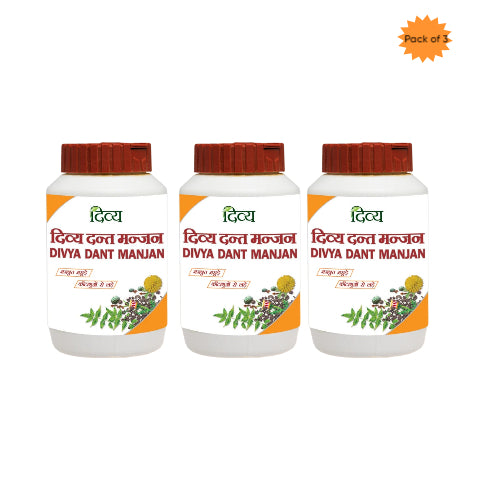 Patanjali Divya Manjan 100 Gm(Pack of 3)