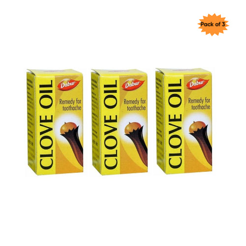 Dabur Clove Oil 2 Ml(Pack of 3)