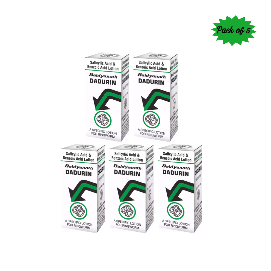 Baidyanath (Jhansi) Dadurin Lotion 10 Ml (Pack Of 5)