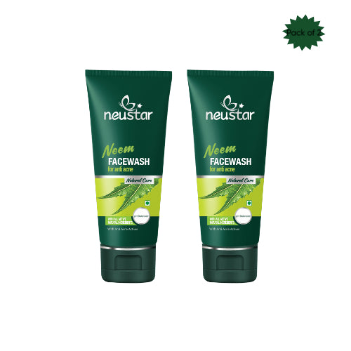 Neustar Neem Facewash For Anti Acne 100 Ml(Pack of 2)