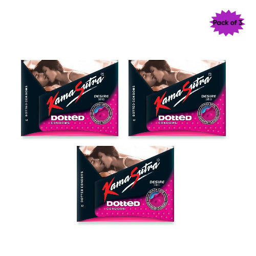 Raymonds Kamasutra Dotted Condom 3 Pcs(Pack of 5)