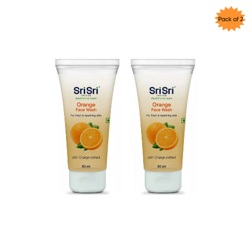 Sri Sri Tattva Orange Face Wash 60 Ml(Pack of 2)