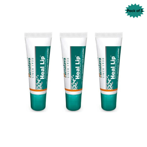 Himalaya Heal Lip 10 Gm(Pack of 3)