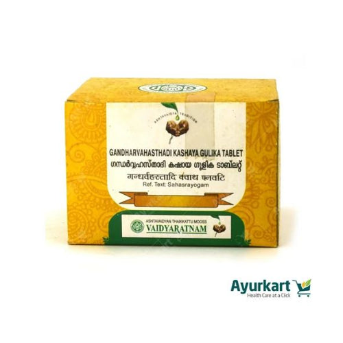 Vaidyaratnam Gandharvahasthadi Kashaya Gulika 100 Tablets