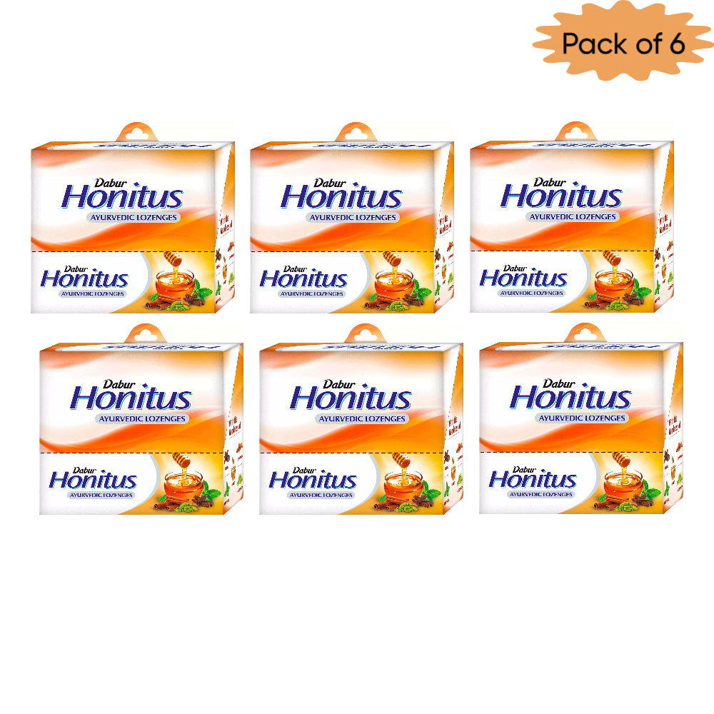 Dabur Hontinus Ayurvedic Lozenges 8 Tablets(Pack of 6)