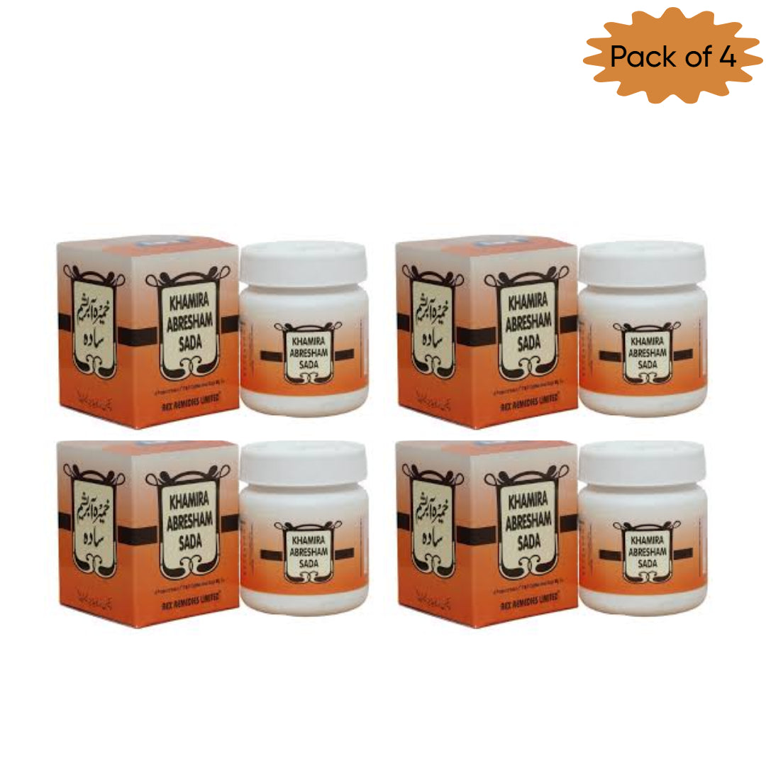 Rex Remedies Khamira Abresham Sada 125 Gm(Pack of 4)