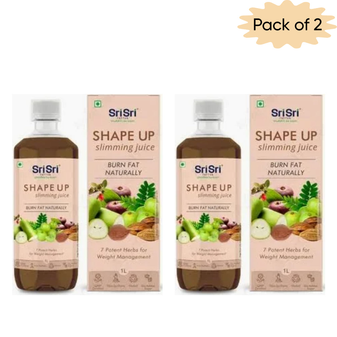 Sri Sri Tattva Shape Up Slimming Juice 1 Ltr(Pack of 2)