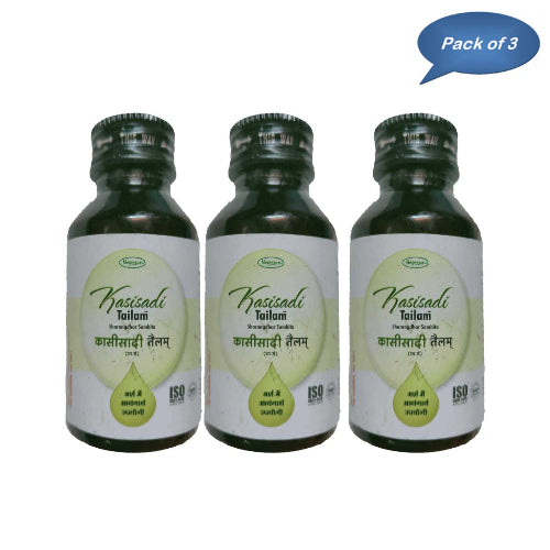 Nagarjun (Gujarat) Kasisadi Tailam 50 Ml(Pack of 3)