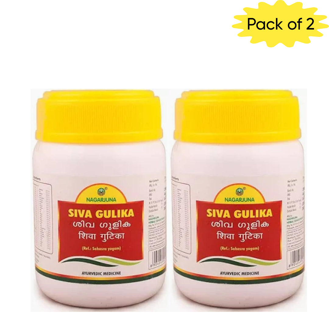 Nagarjuna Ayurveda Siva Gulika 50 Tablets(Pack of 2)