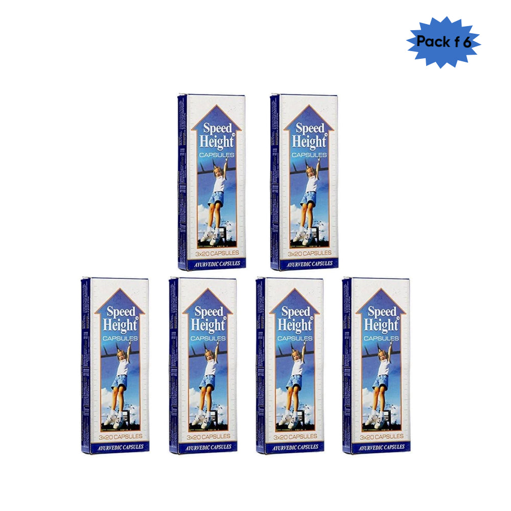 Makewell Pharmaceutical Co. Speed Height 60 Capsules(Pack of 6)