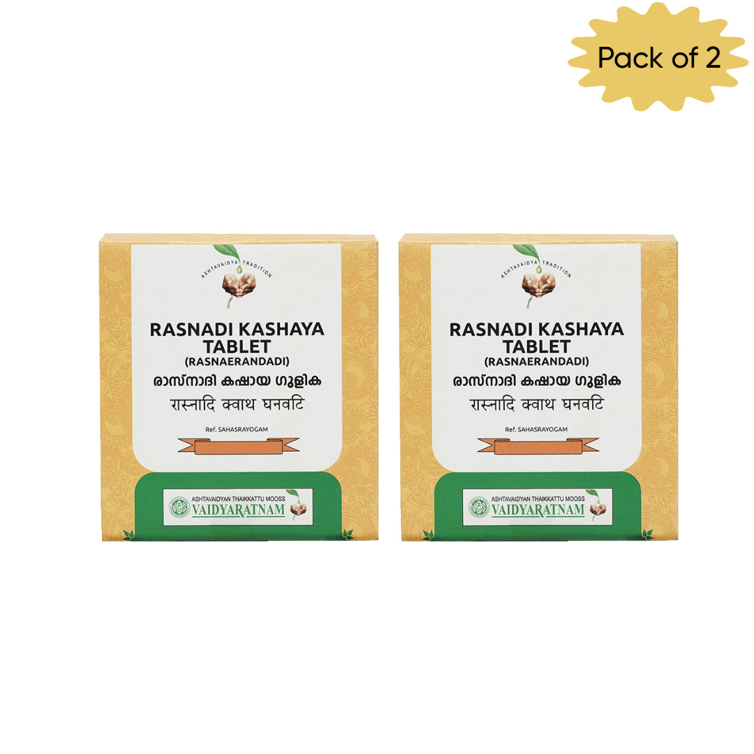 Vaidyaratnam Rasnadi Kashaya 10 Tablets(Pack of 2)
