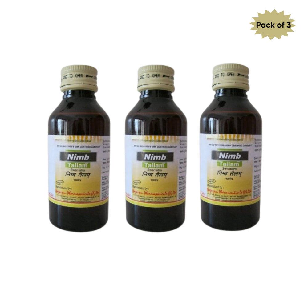 Nagarjun (Gujarat) Nimb Tailam 100 Ml(Pack of 3)