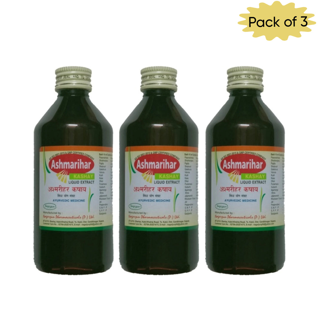 Nagarjun (Gujarat) Ashmarihar Kashay 200 Ml(Pack of 3)