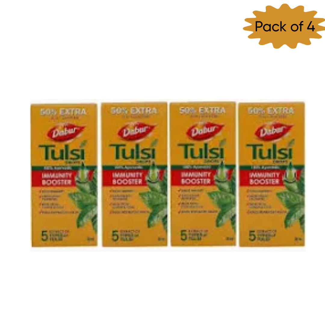 Dabur Tulsi Drops 30 Ml(Pack of 4)