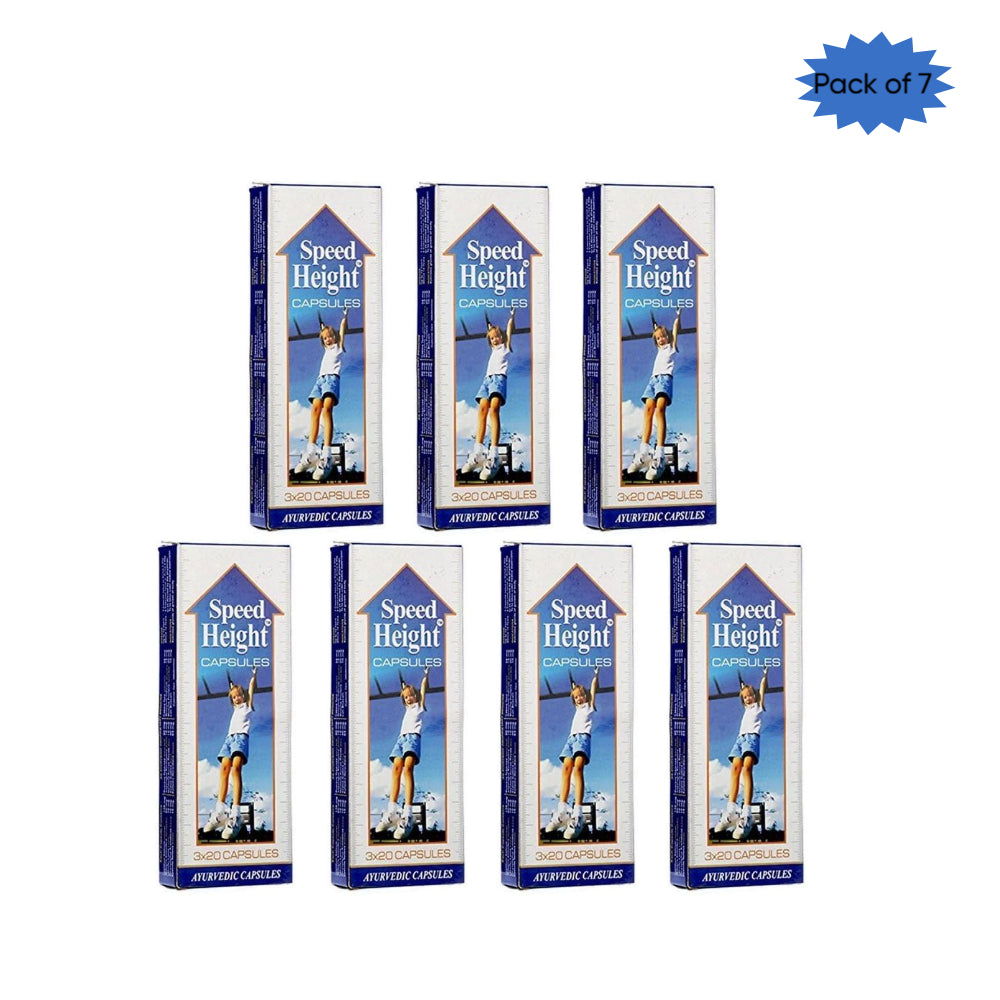 Makewell Pharmaceutical Co. Speed Height 60 Capsules(Pack of 7)