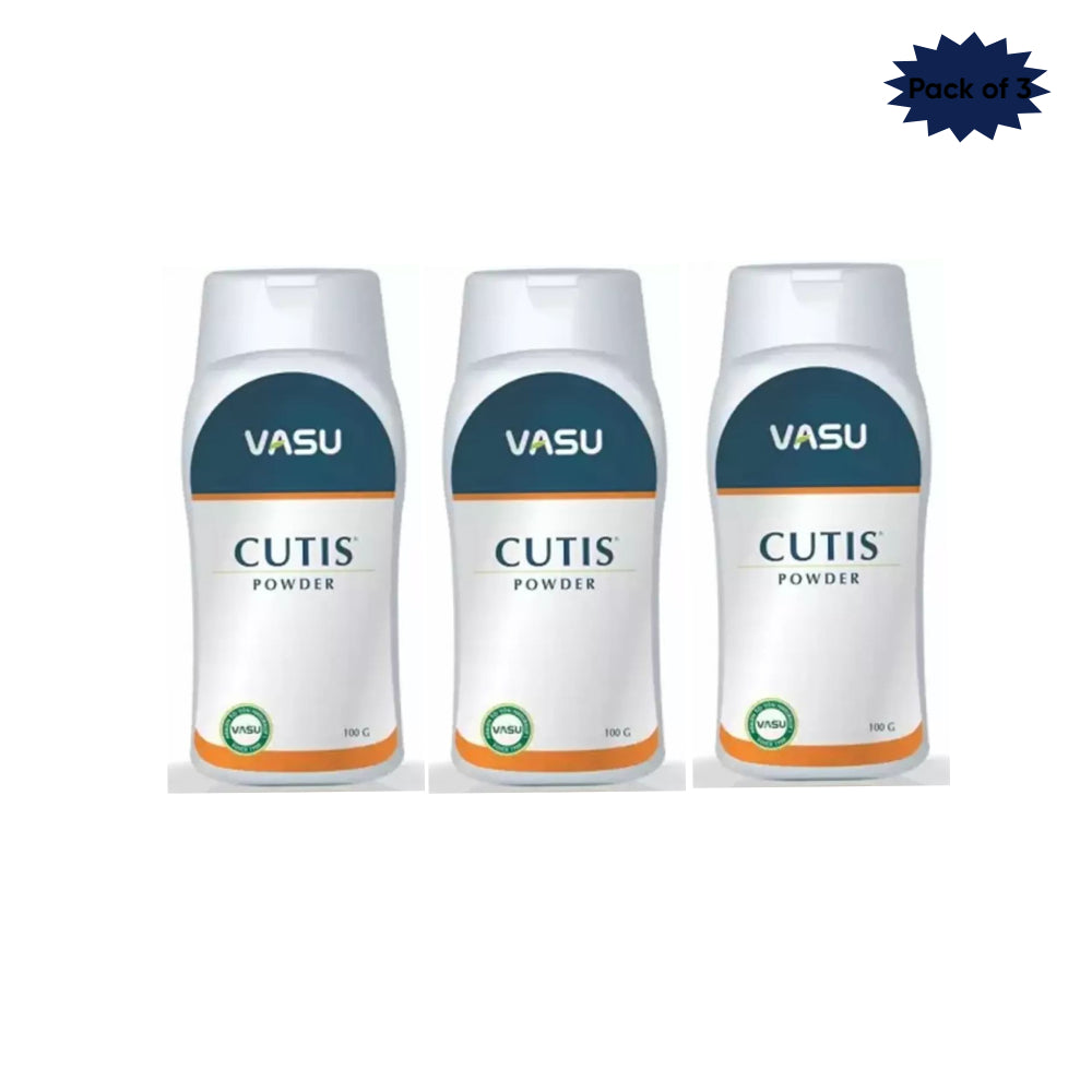 Vasu Cutis Dusting Powder 100 Gm(Pack of 3)