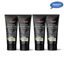 Alna Activated Charcoal Face Wash 75 Ml(Pack of 4)