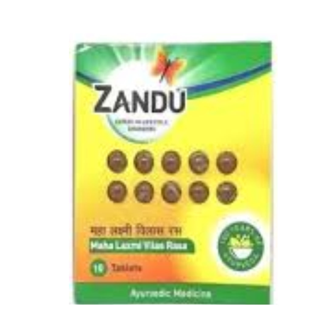 Zandu Maha Laxmi Vilas Rasa  10 Tablets
