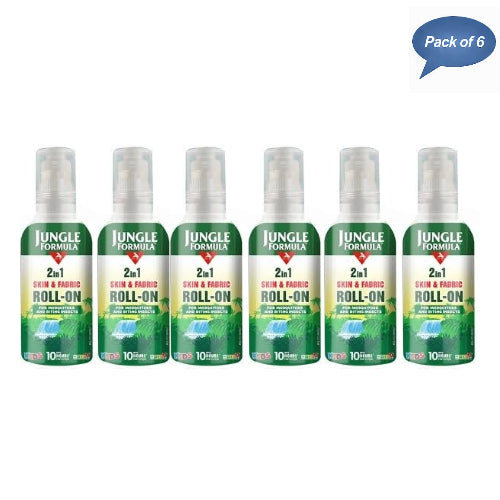 Win Medicare Jungle Formula 2 In 1 Roll-On 10 Ml(Pack of 6)