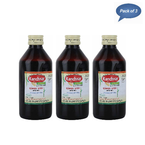 (Nagarjun (Gujarat) Kanchnar Kashay 200 Ml)(Pack of 3)