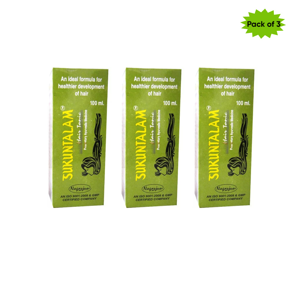 Nagarjun (Gujarat) Sukuntalam Hair Tonic 100 Ml(Pack of 3)