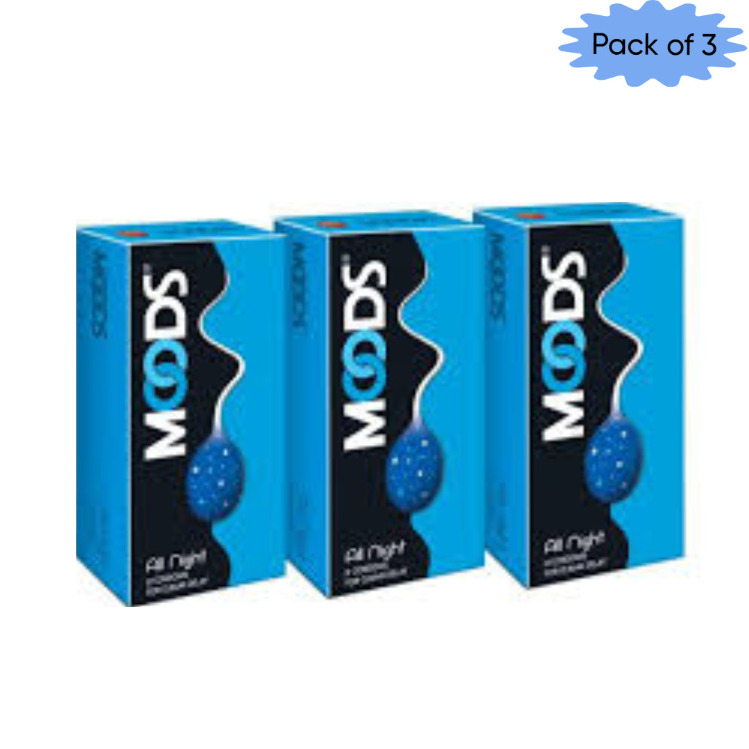 Hll Lifecare Moods All Night Condoms 12 Pcs(Pack of 3)