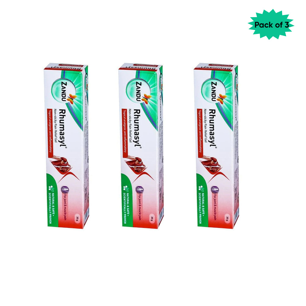 Zandu Rhumasyl Gel 30 Gm(Pack of 3)