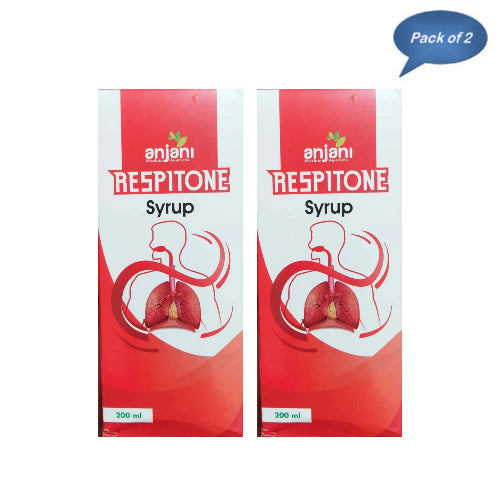 Anjani Pharmaceuticals Respitone Syrup 200 Ml(Pack of 2)