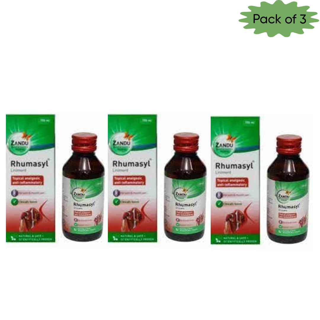 Zandu Rhumasyl Liniment 100 Ml(Pack of 3)