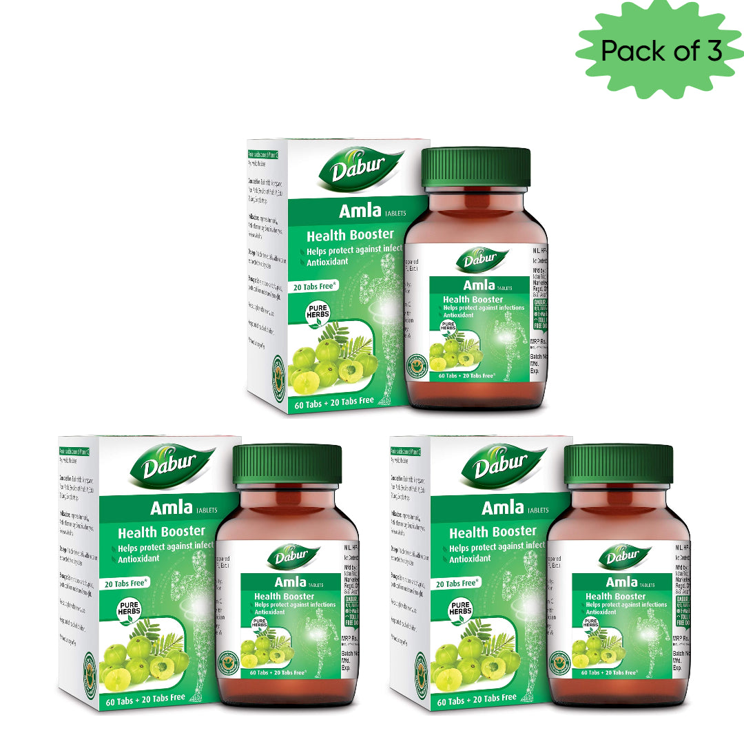 Dabur Amla 60 Tablets(Pack of 3)