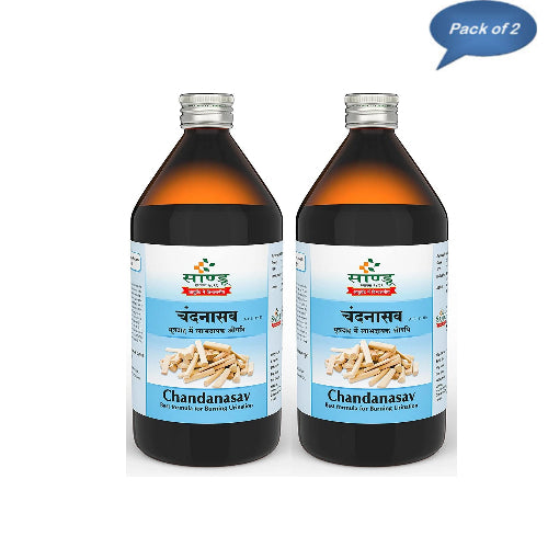 Sandu Pharmaceuticals Chandanasav Tonic 450 Ml(Pack of 2)