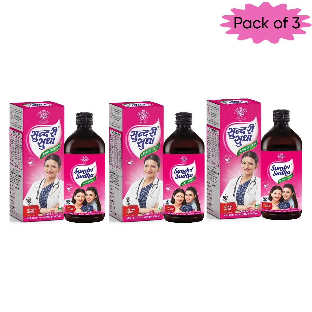 Dhanwantri Pharmaceutical Sundri Sudha Syrup 380 Ml(Pack of 2)