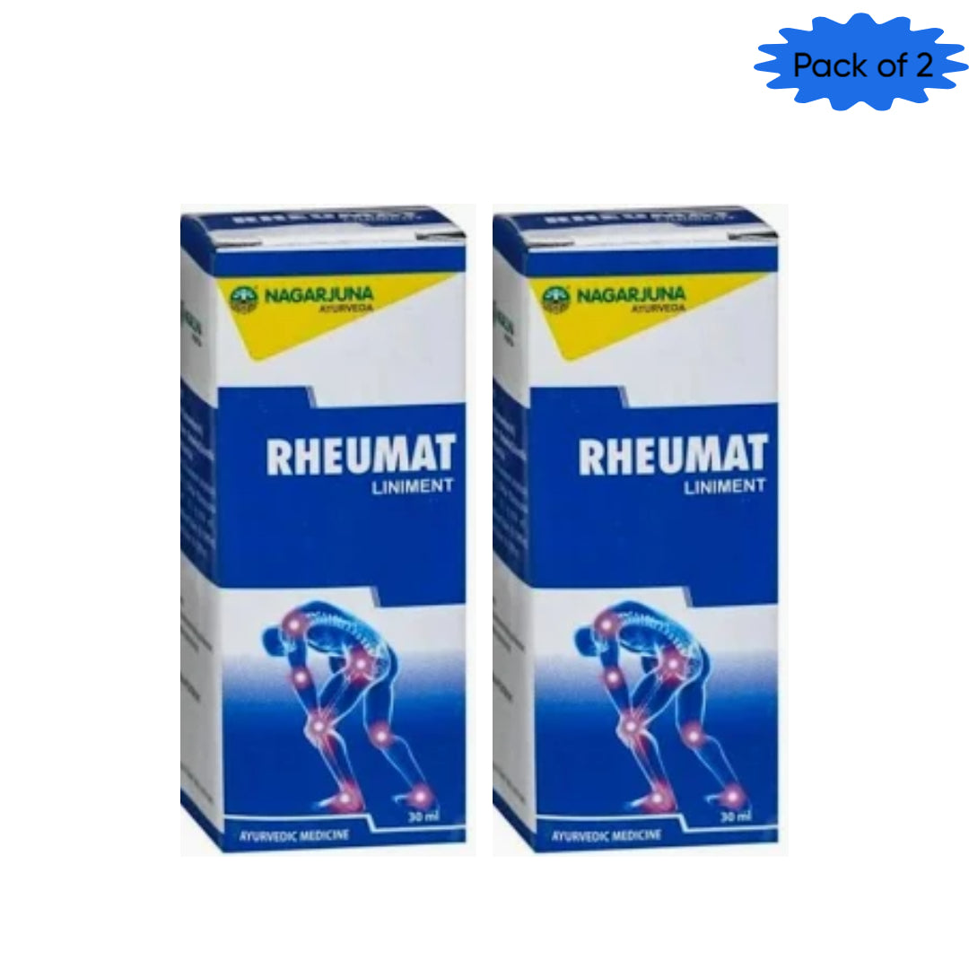 Nagarjuna Ayurveda Rheumat Liniment 30 Ml(Pack of 2)