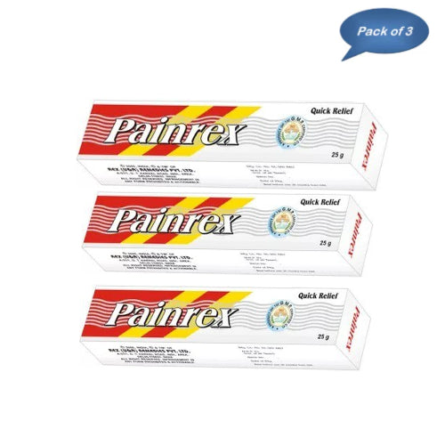 Rex Remedies Painrex 25 Gm(Pack of 3)