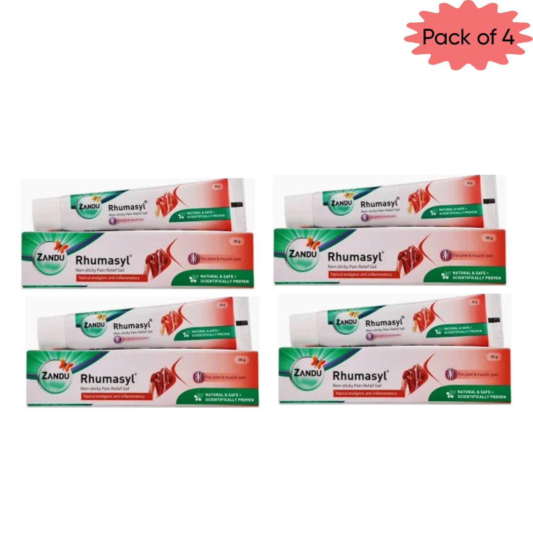 Zandu Rhumasyl Gel 30 Gm(Pack of 4)