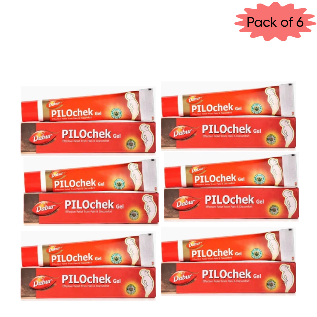 Dabur Pilochek Gel 30 Gm(Pack of 6)