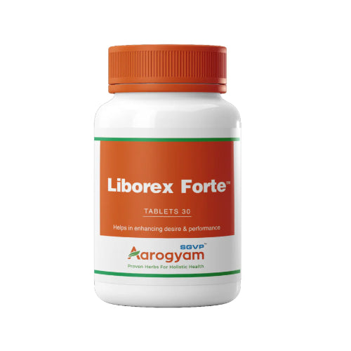 SGVP Aarogyam Liborex Forte – Ayurvedic Strength, Stamina & Vitality Tablets for Men (30 Tablets)