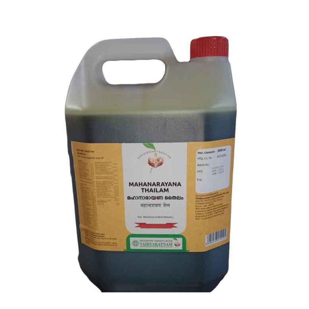 Vaidyaratnam Mahanarayana Thailam 5 Ltr